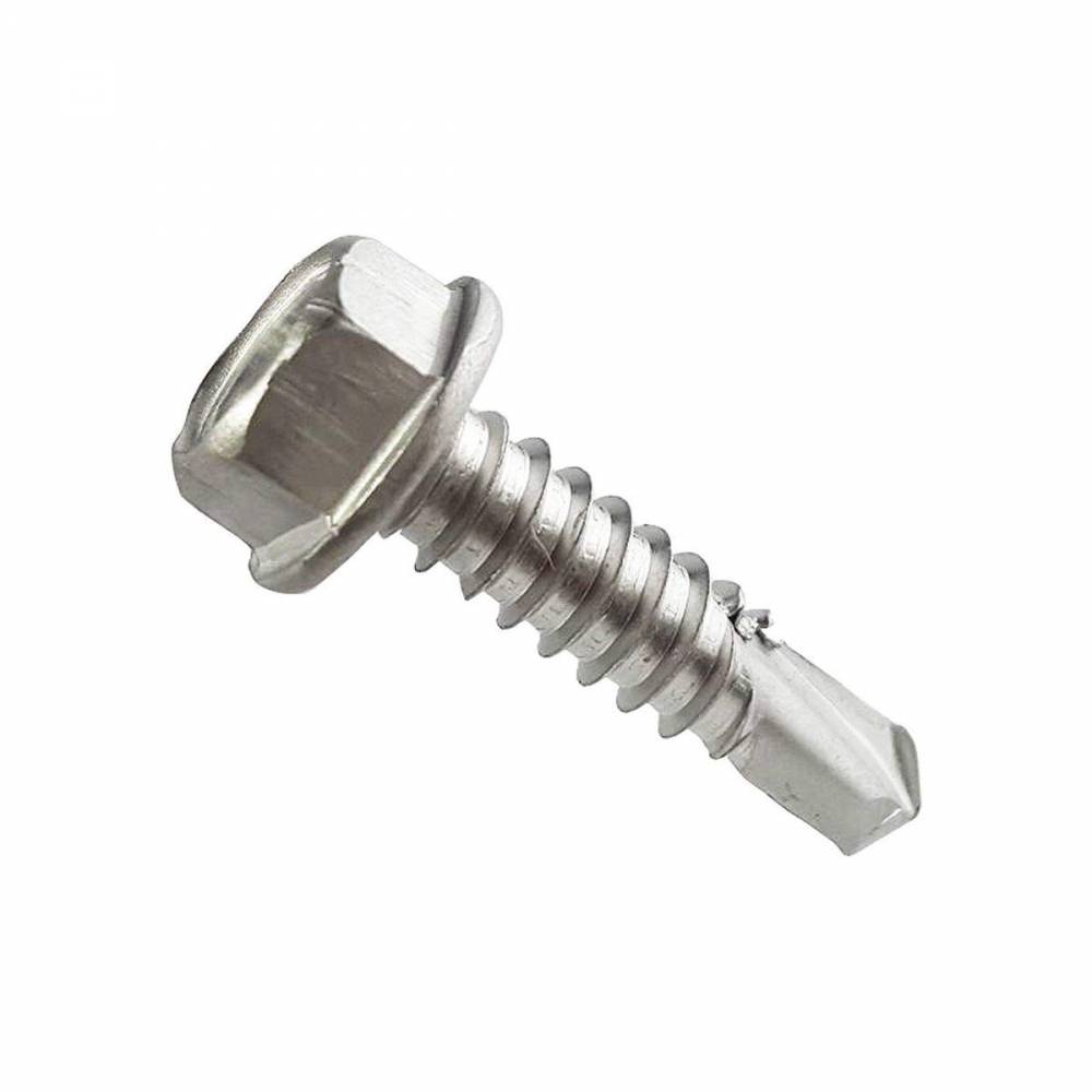 SELF DRILLING SCREW HEX WASHER ZINC 4.2X16 250PCS 